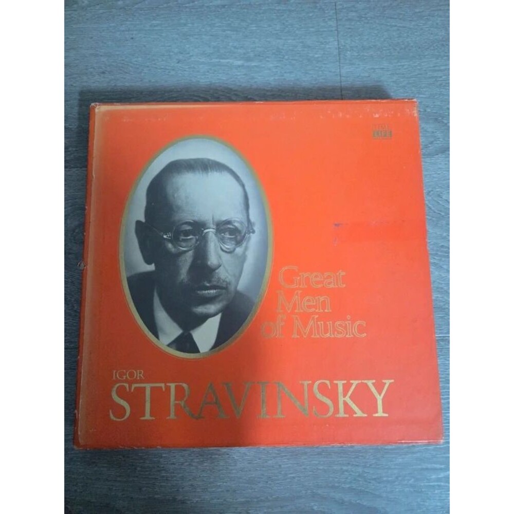 Time Life Great Men of Music Igor Stravinsky 4 LP Vinyl Box Set Classical